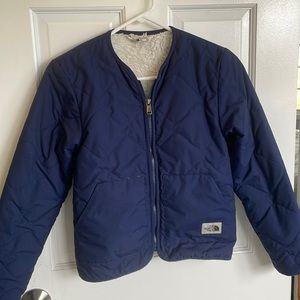 NorthFace girls’ quilted jacket
